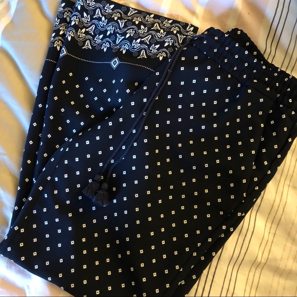 LOFT drawstring Boho pant